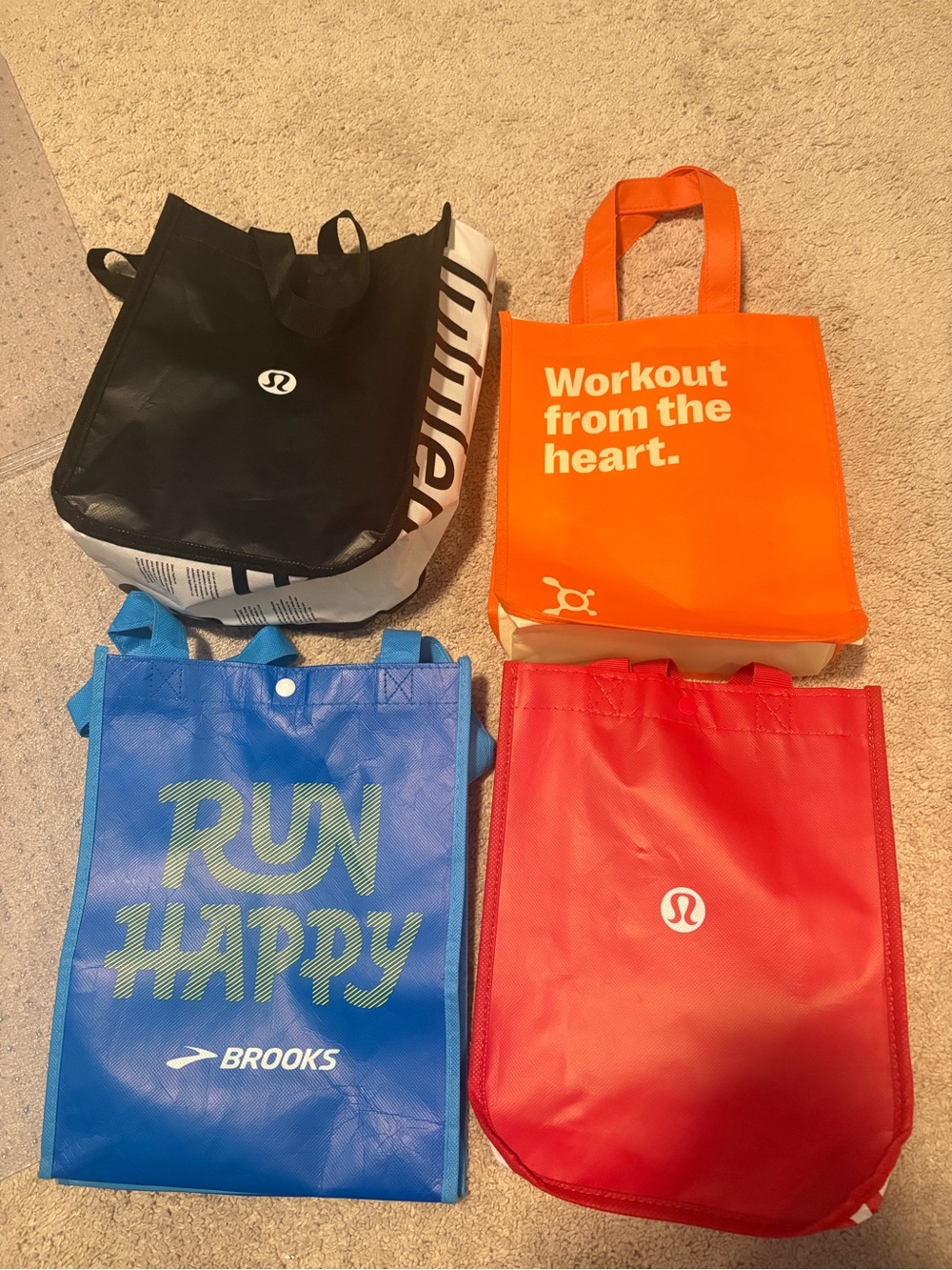 Four MiniTote/Shopping bag bundle